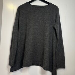 Velvet Charcoal Women's Crew Neck Sweater